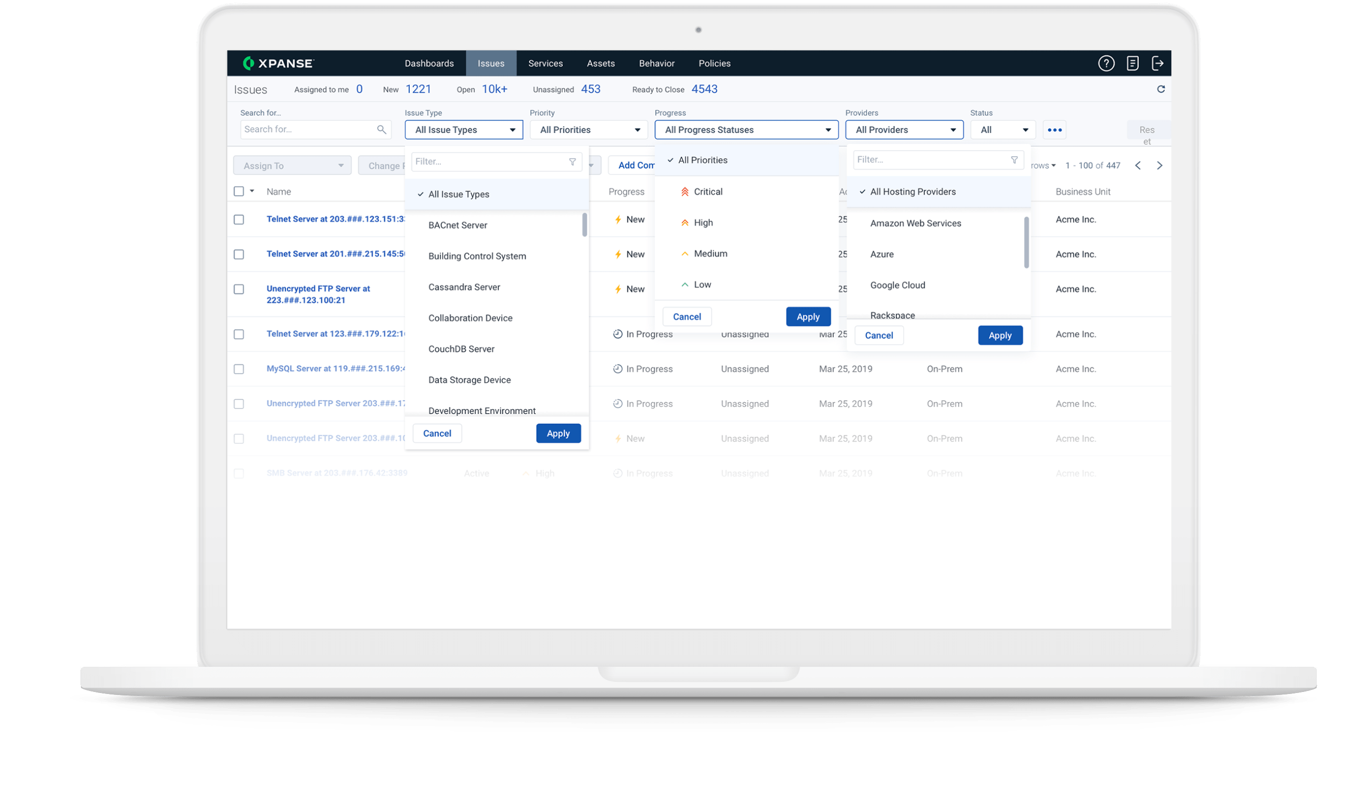 Integrated attack surface