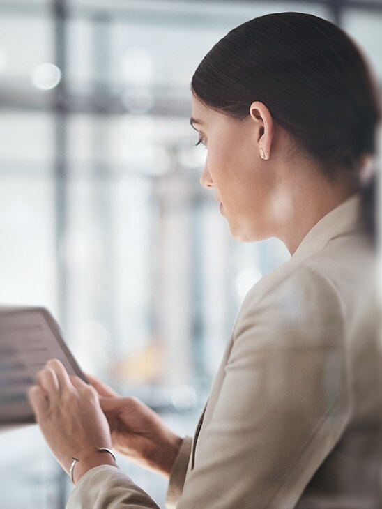 Man looking at phone