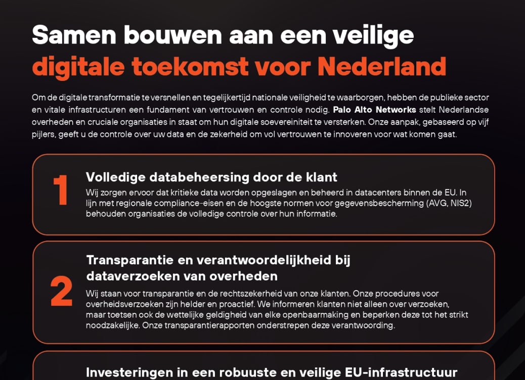 Samen bouwen aan een veilige digitale toekomst voor Nederland