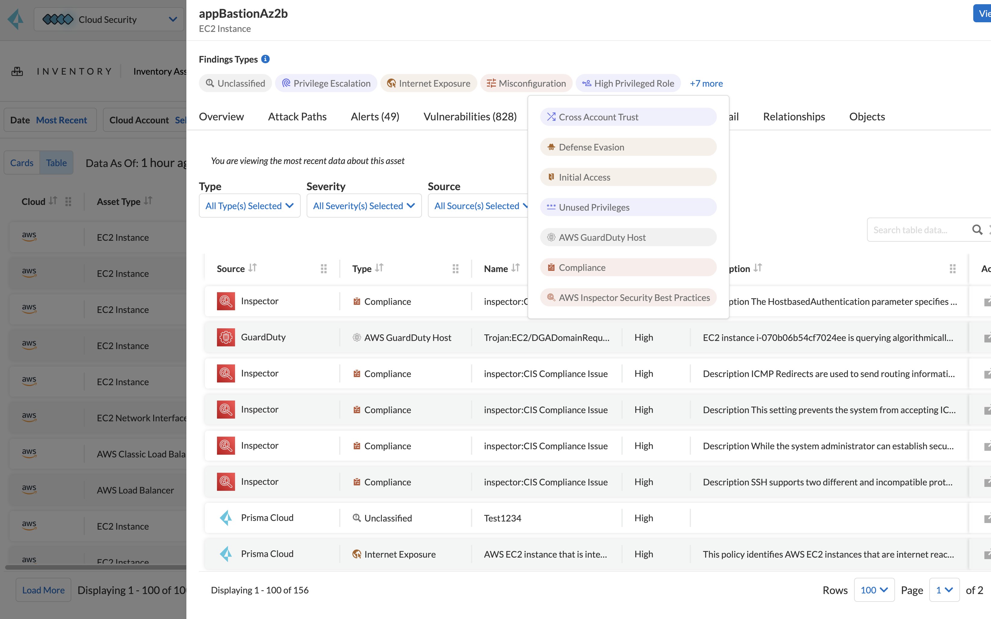Continual monitoring across AWS environments