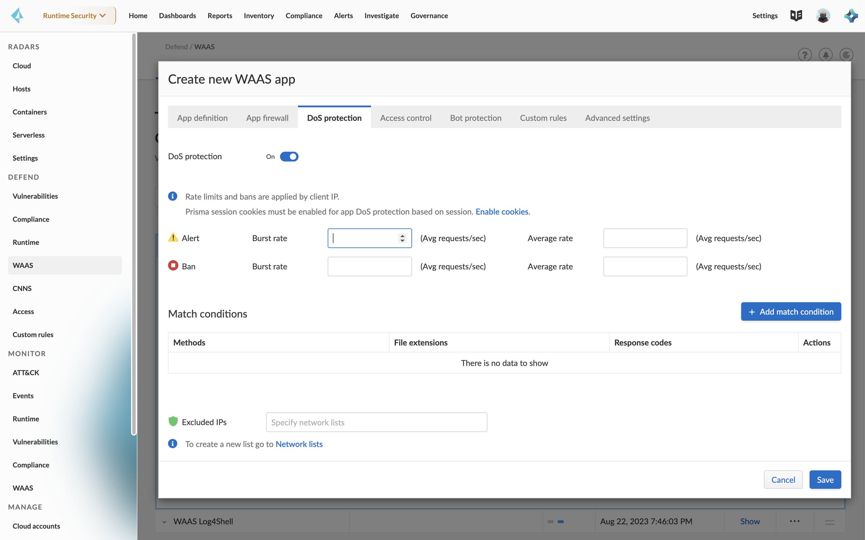 Denial of Service Protection