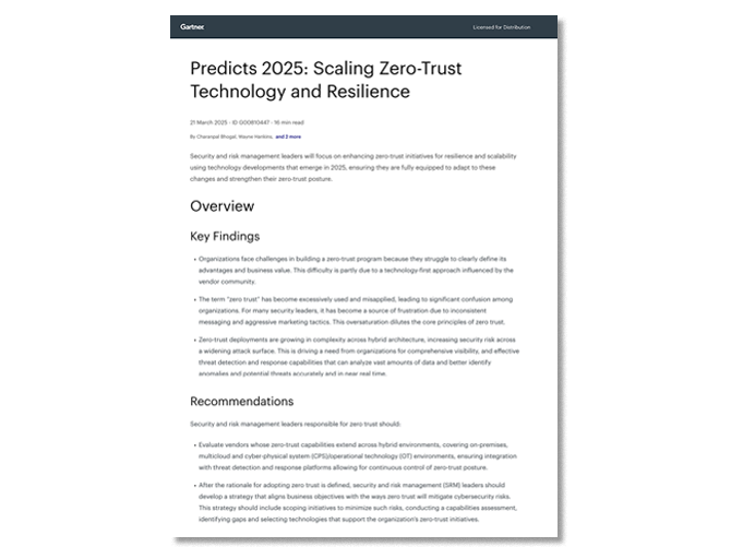 Gartner Report Cover