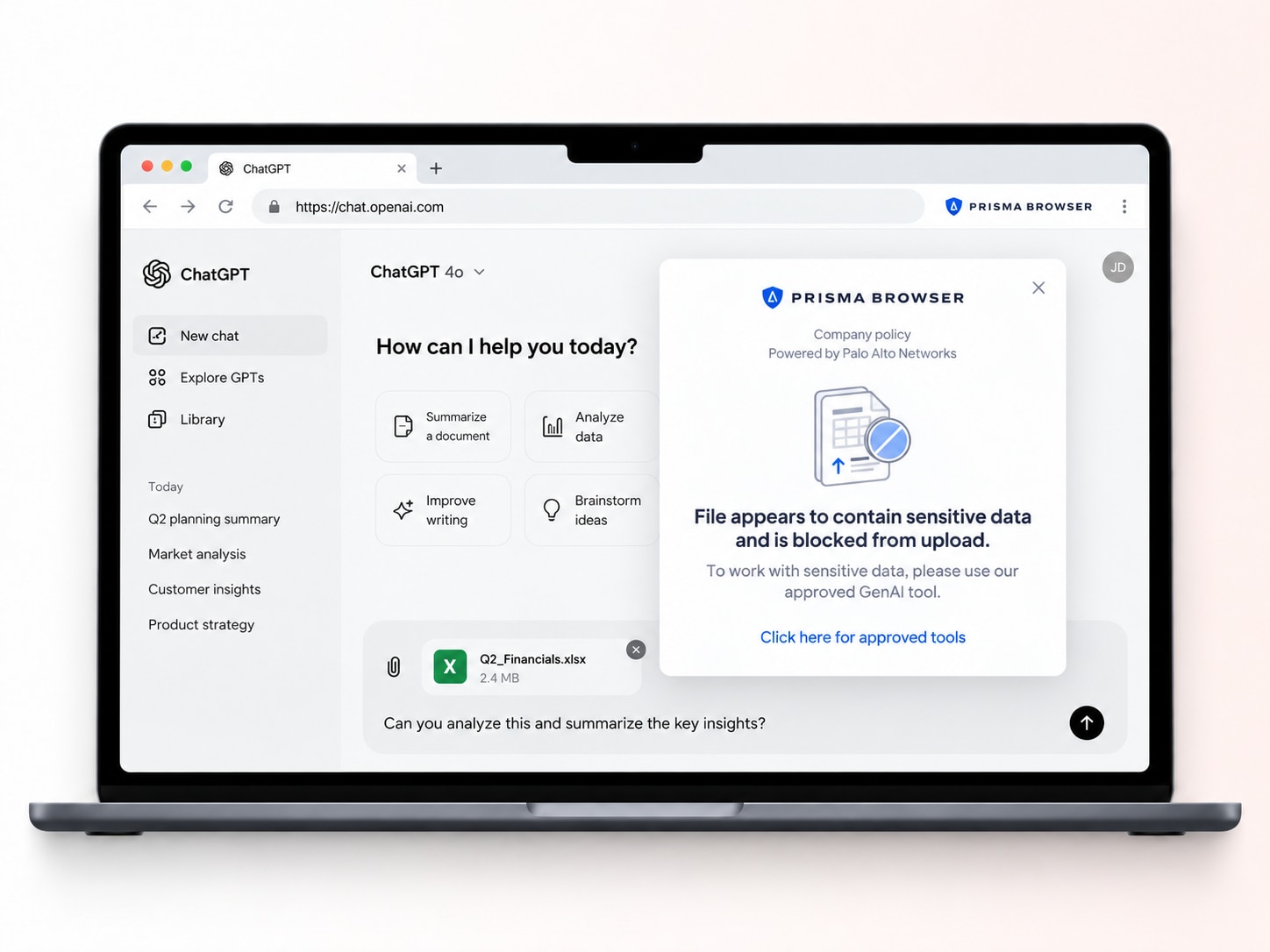 Empower your employees to use AI securely and safely