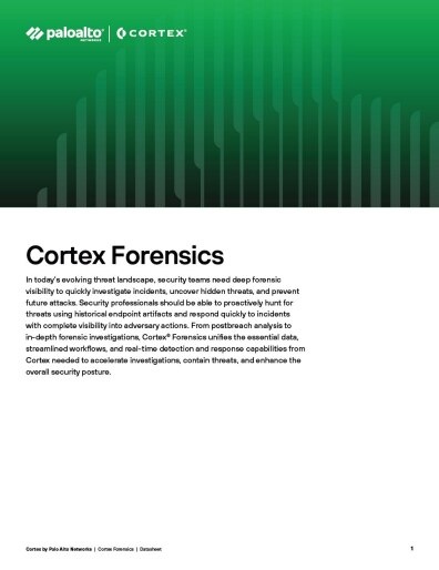 Cortex Forensics